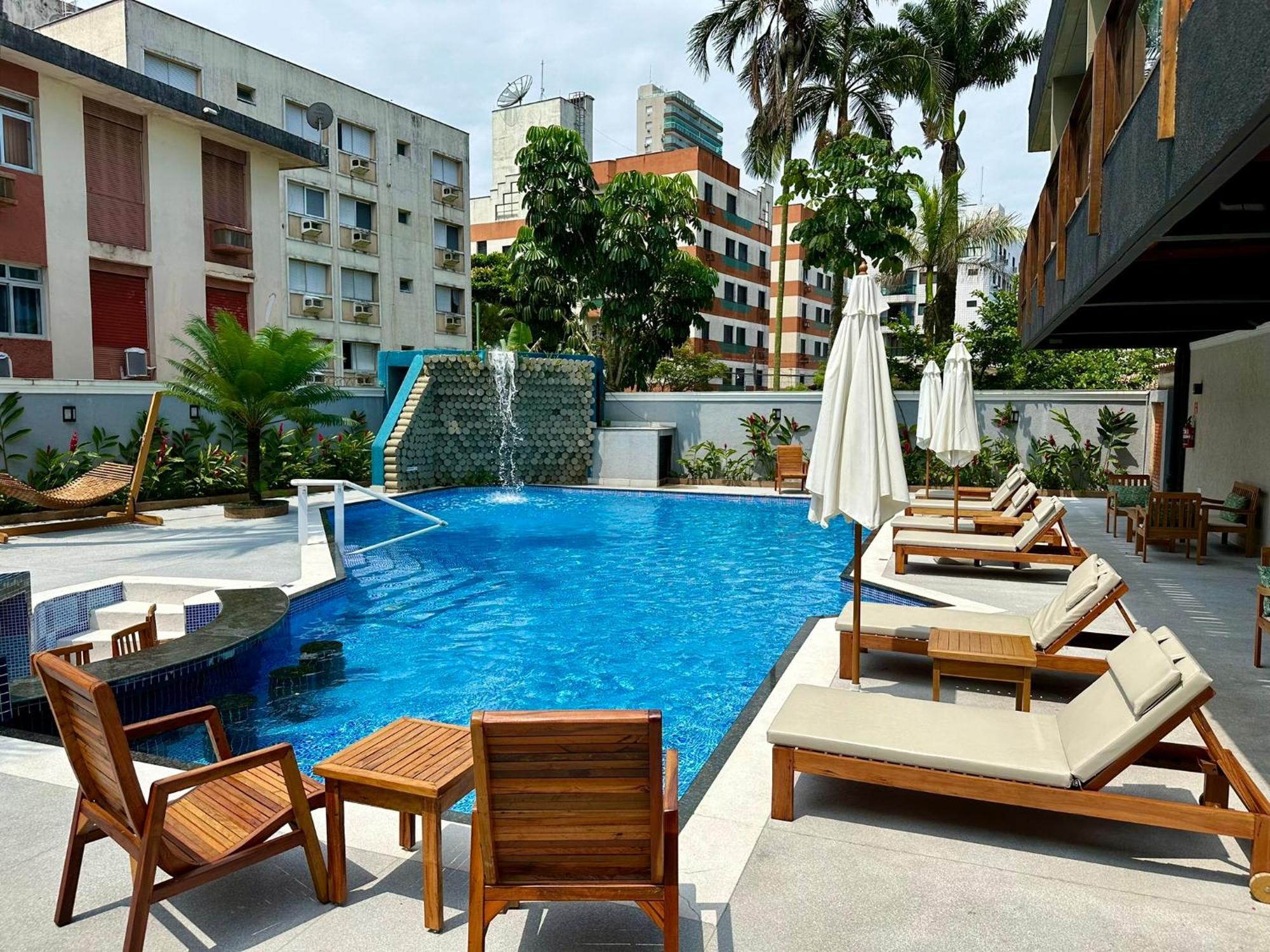Marmeu Tropical Apartment Guaruja Bagian luar foto